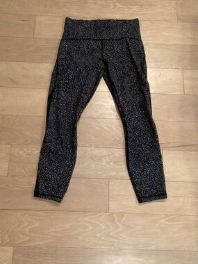 lululemon athletica Black Speckled High-Rise Leggings
